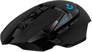 La souris gamer LogitechG502 LightSpeed