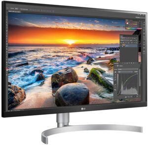 HP 27f Écran 27 4K UHD IPS avec rétroéclairage LED (HDMI/DisplayPort, 3840  x 2160, 60 Hz, 16:9, 5 ms , AMD FreeSync)