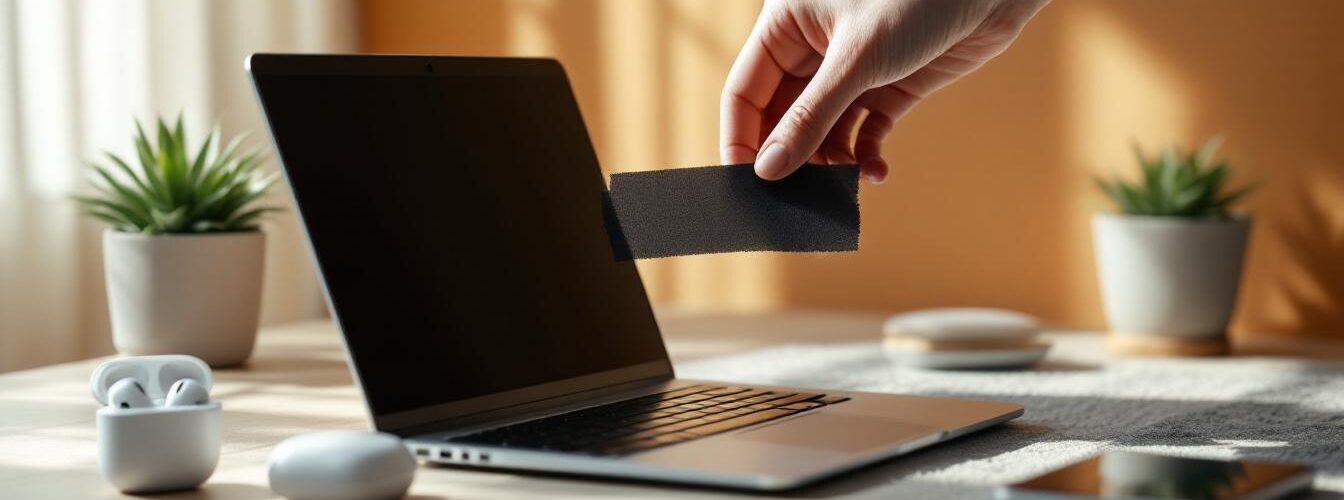 découvrez pourquoi il est important de protéger votre vie privée en masquant la webcam de votre pc portable, avec des conseils pratiques pour sécuriser votre appareil contre les intrusions.