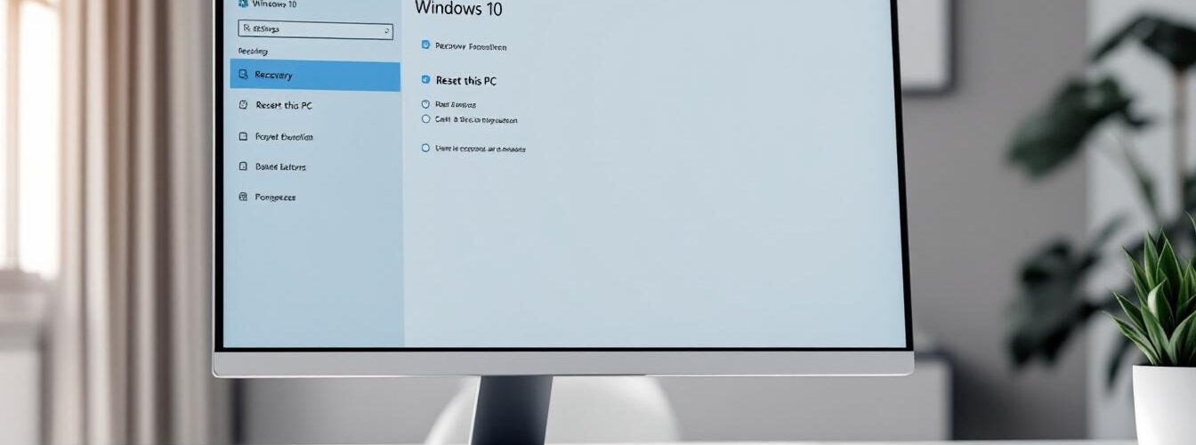découvrez comment réinitialiser facilement votre pc sous windows 10 grâce à notre guide étape par étape. retrouvez des instructions claires pour restaurer votre système et améliorer ses performances.