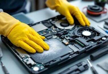 découvrez comment nettoyer efficacement l'intérieur de votre pc portable grâce à notre guide pratique et facile à suivre.