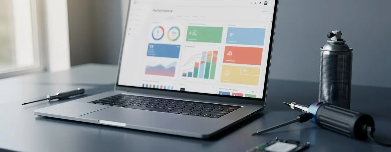 Lenteur PC avec ordinateur portable en diagnostic de performance